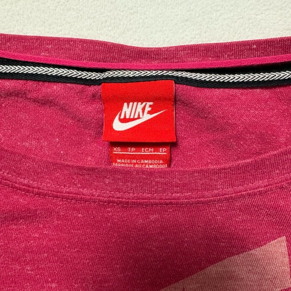 Nike Pink Logo Sweatshirt - Picture 2 of 5